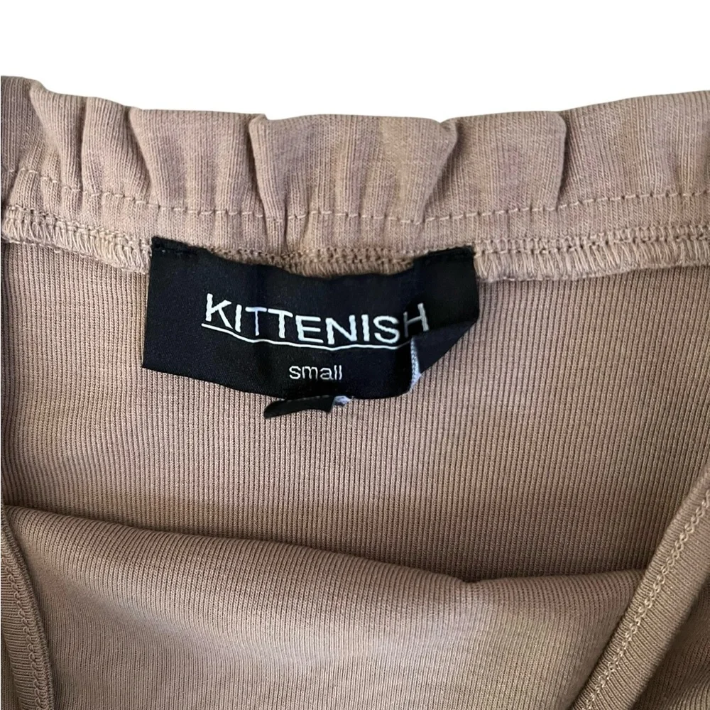 Kittenish Tan Bodysuit size small